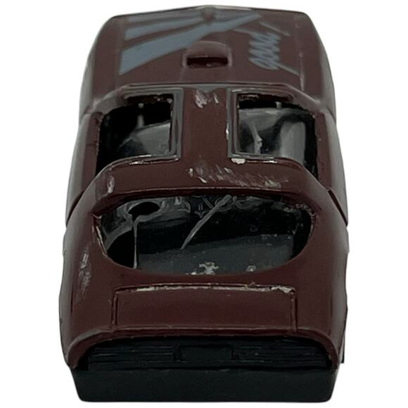 Vintage Unbranded "Good!" 80s IROC-Z Camaro Burgundy Die-Cast Toy Car China - Picture 5 of 7